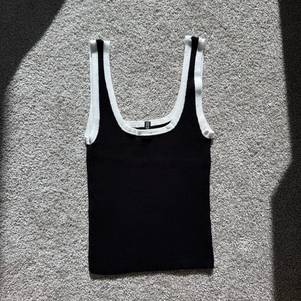 H&M Scoop neck ribbed tank-top